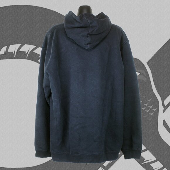 Vintage 90s/00s Nike Hoodie Mid Swoosh Men's XXL Black - Picture 4 of 5